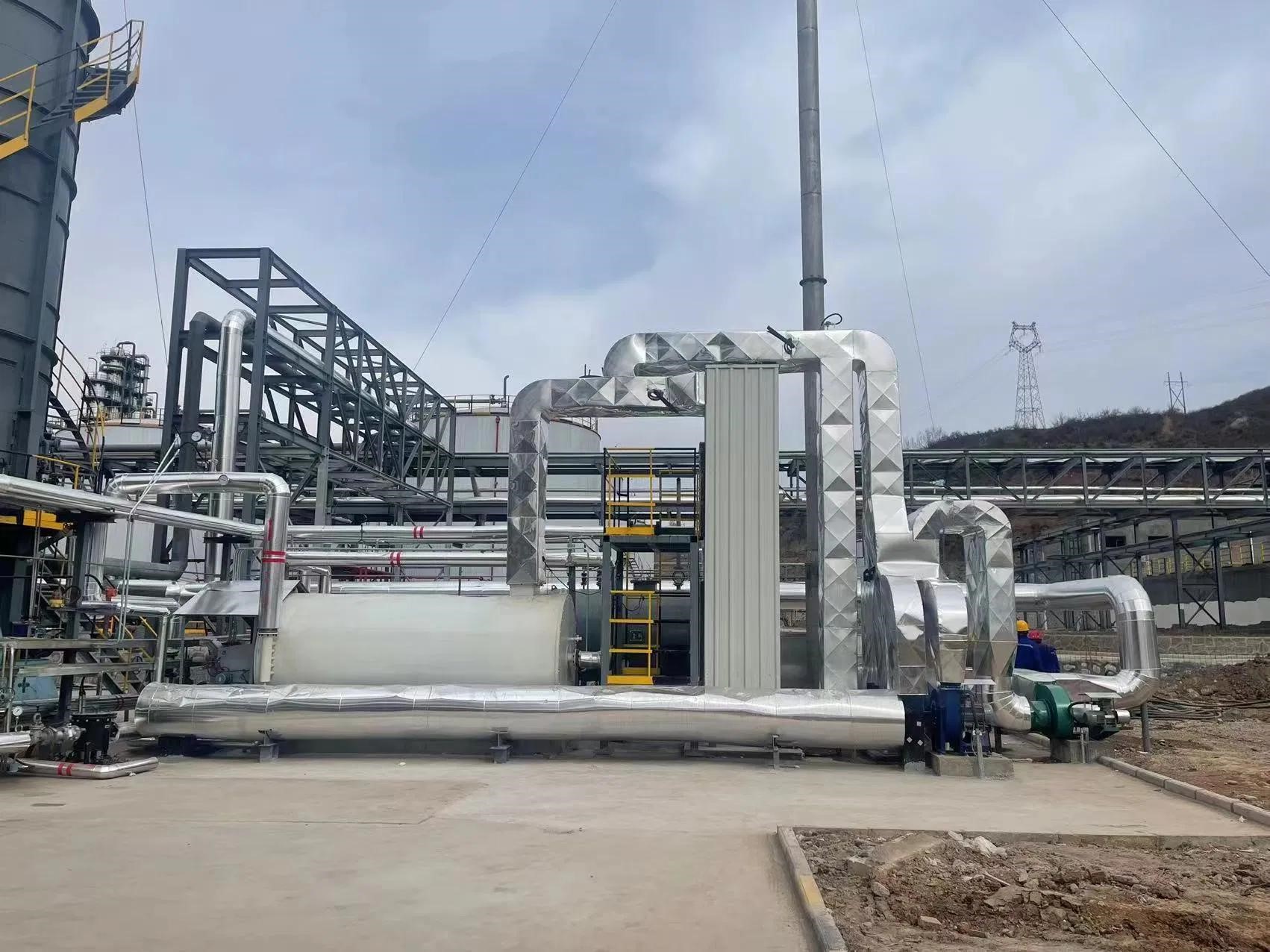 Outdoor insulated steam pipeline and heat recovery system